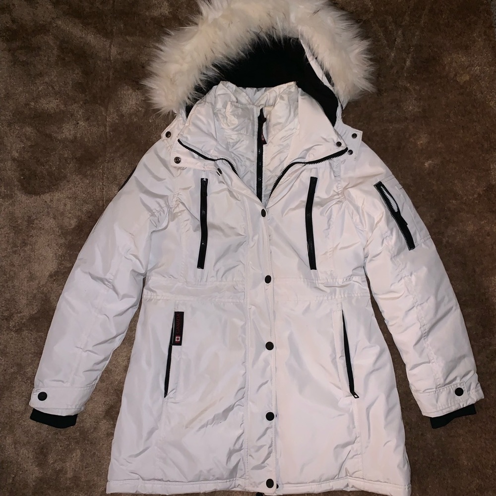 Winter White Canada Weathergear Winter Coat